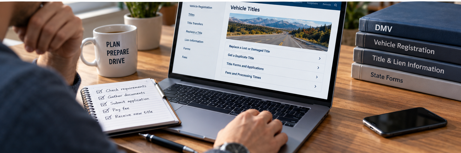 What to Do If You Lost Your Car Title: Replacement Title Guide supporting documents