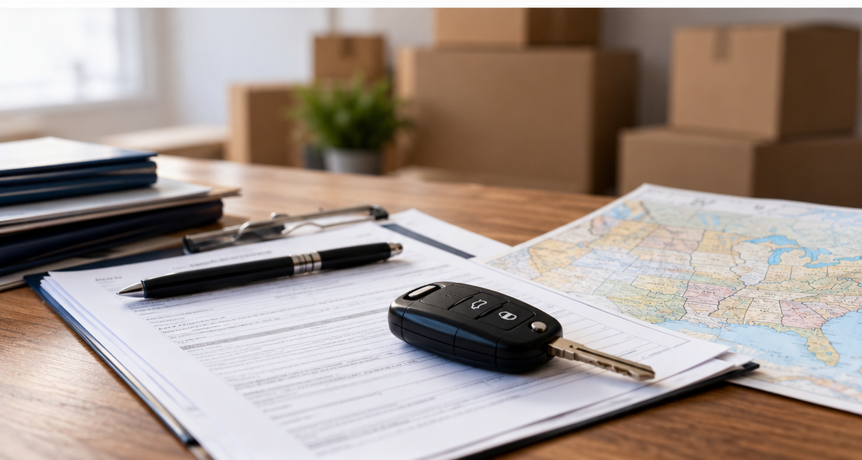 How to Register a Car After Moving to a New State supporting documents